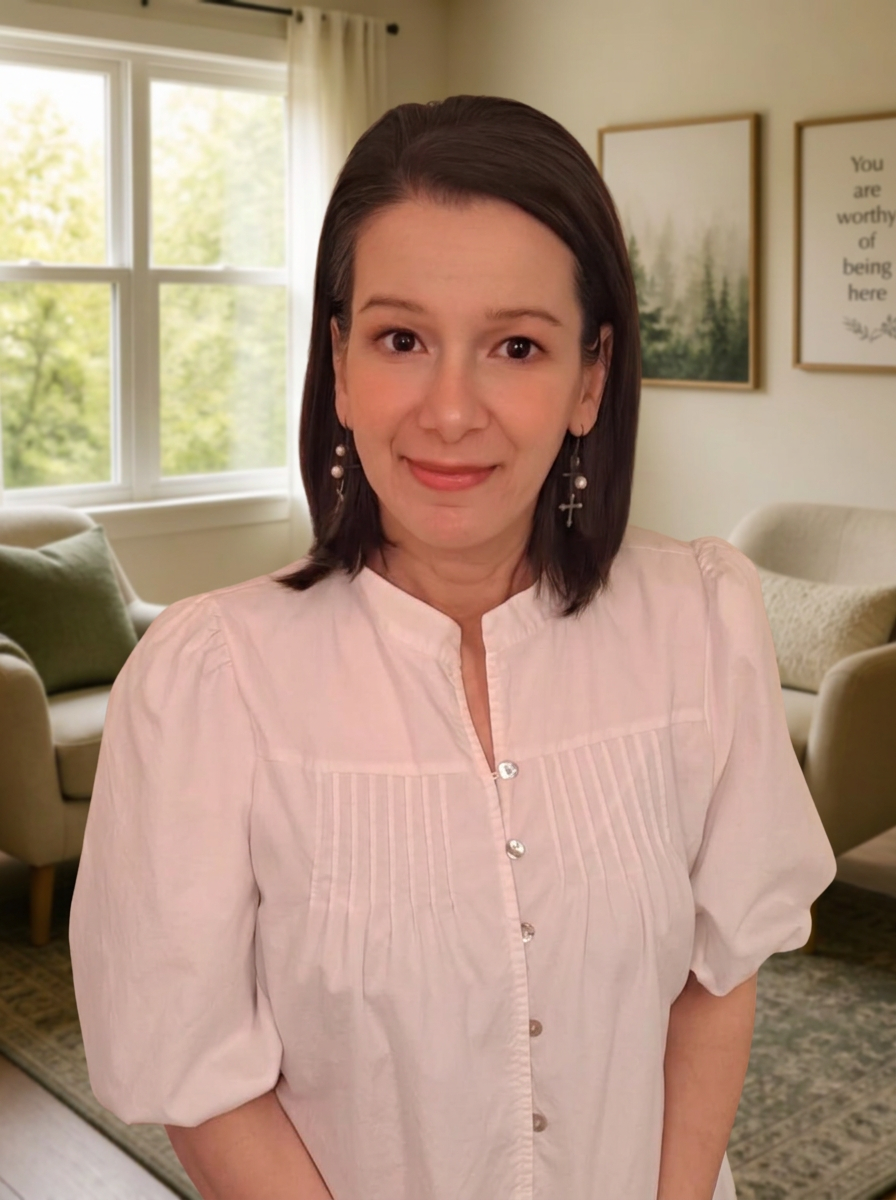 Marie Denton in the TEC Counseling office in Humble, TX